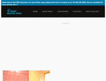 Tablet Screenshot of hotelmarineview.com